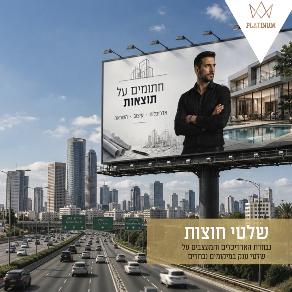 שלטי חוצות — במיקומים נבחרים