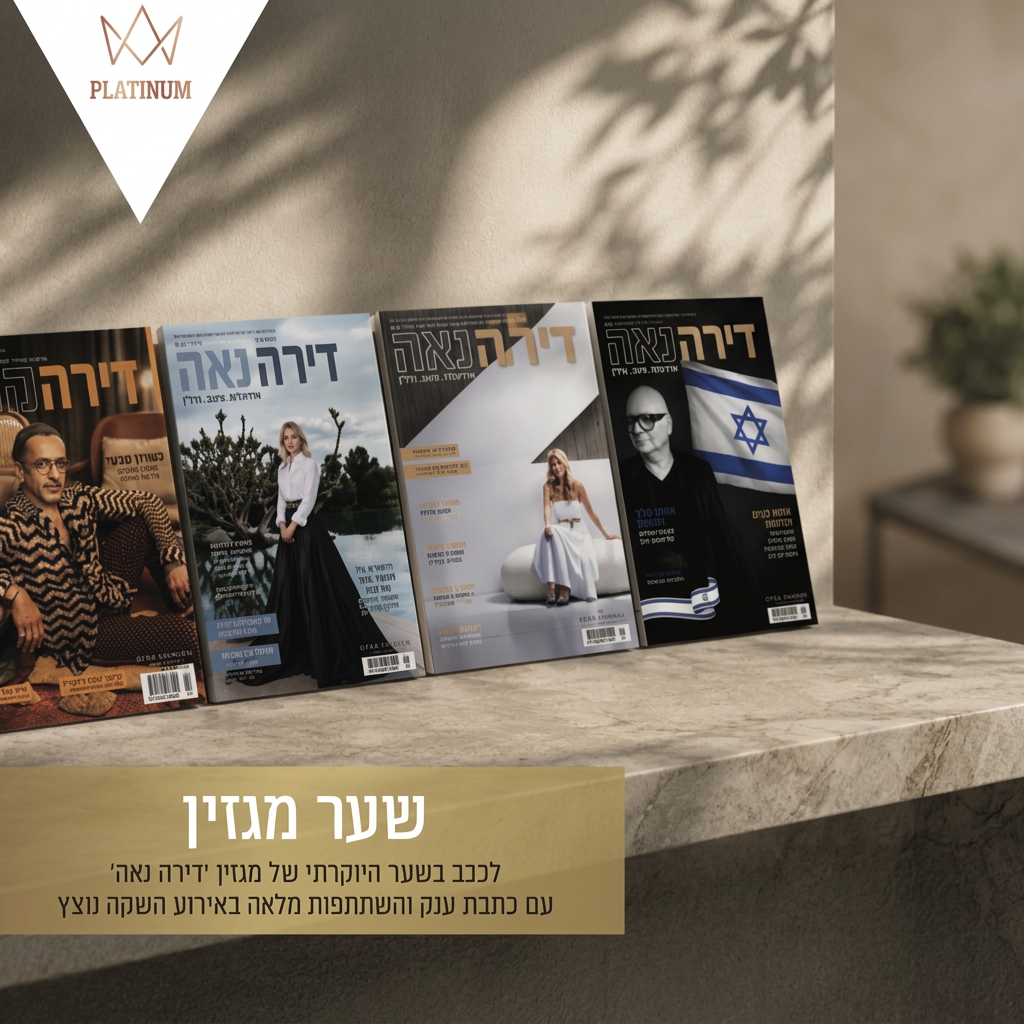 שער מגזין דירה נאה — מימוש הופעה על השער